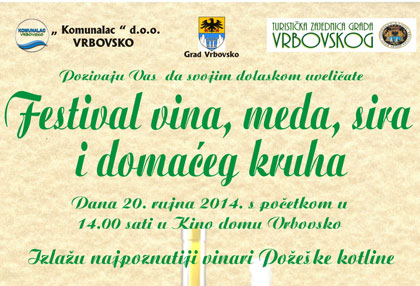 Festival vina, meda, sira i domaćeg kruha