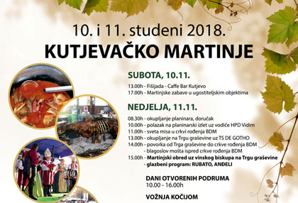 Kutjevačko Martinje 2018. - Najava